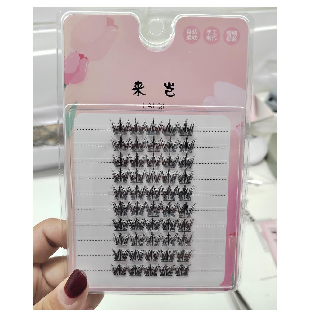 Brushed plastic folding box for dog series dog eye false eyelashes