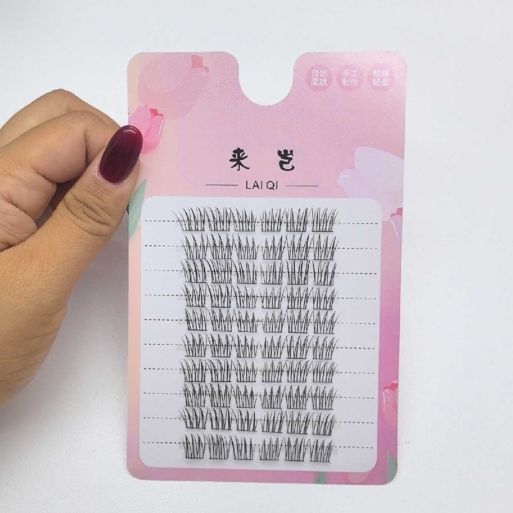 Brushed plastic folding box Ace idol girl group fake eyelashes