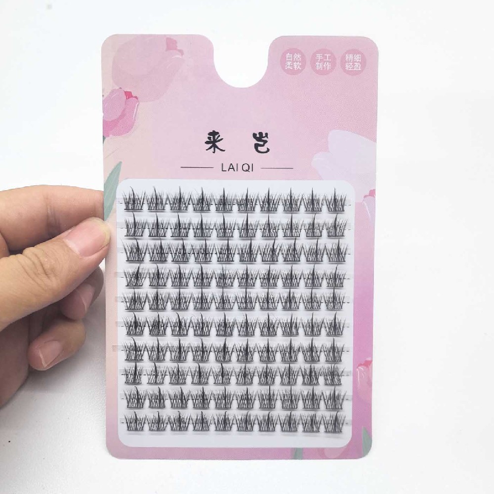 Brushed glue folding box trilogy false eyelashes