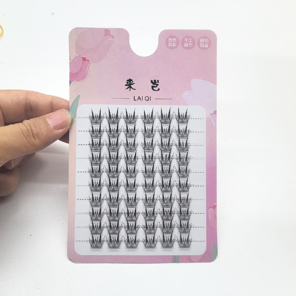 Brushed glue folding box small sheet deer eyelashes false eyelashes